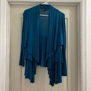 Teal cardigan
